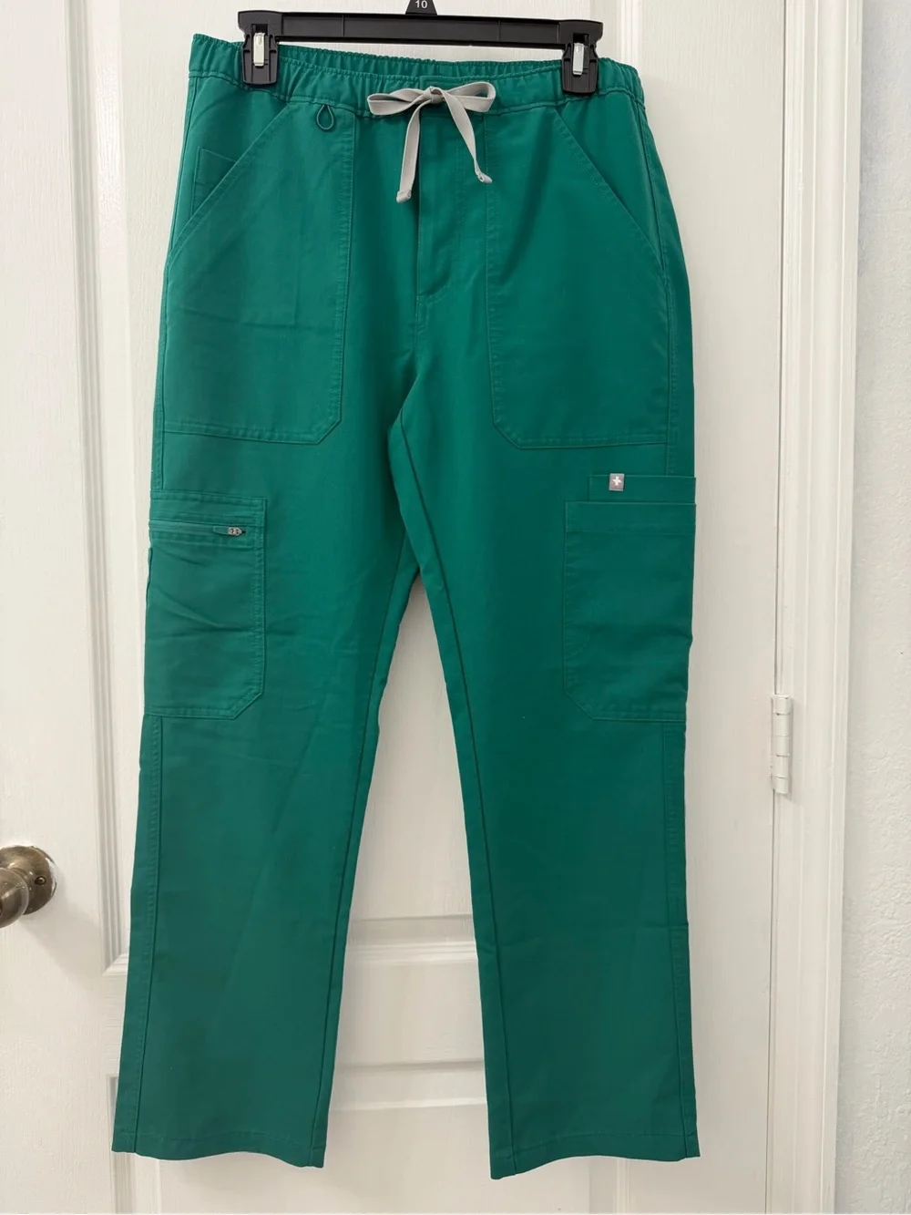 Figs Cairo Straight-Leg Hunter Green Men Scrub Pant (Size S)